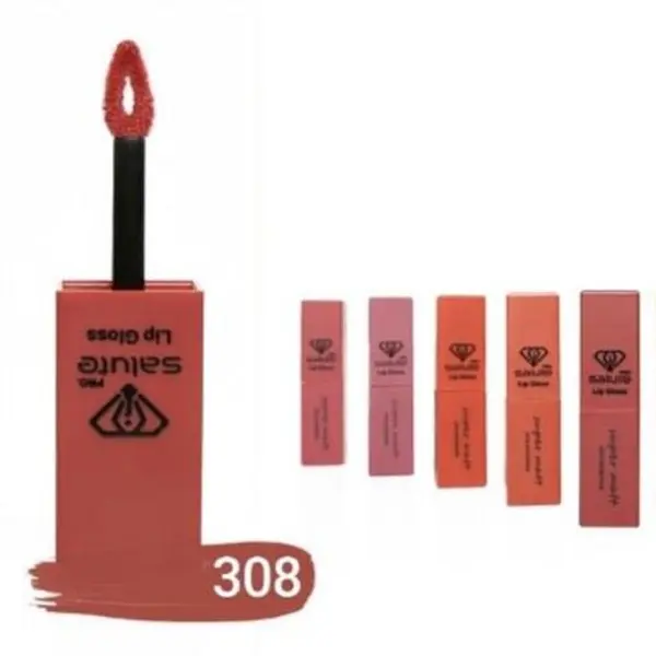 رژ لب مایع سالوته کد 308 حجم 4 میلی لیتر - 2