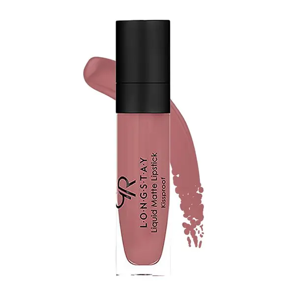 رژ لب مایع مات بادوام گلدن رز شماره 34 Golden Rose Longstay Liquid Matte Lipstick - 2