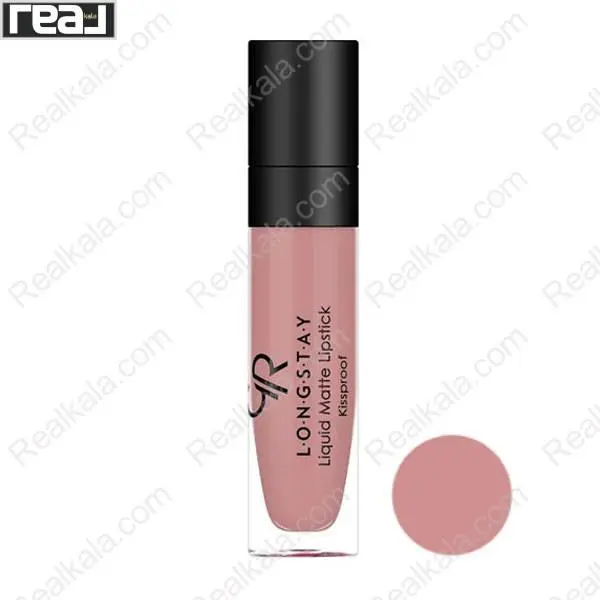 رژ لب مایع مات بادوام گلدن رز شماره 37 Golden Rose Longstay Liquid Matte Lipstick - 5