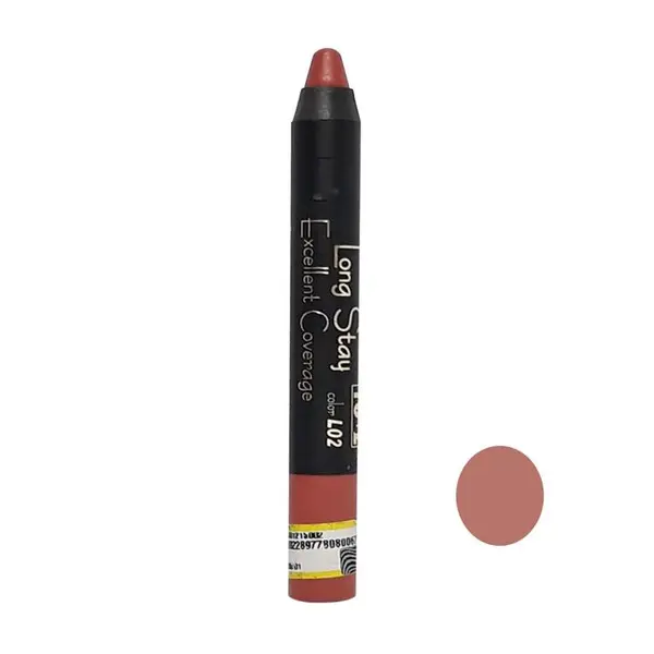 رژلب مدادی لانگ استی یوبه L02 - 6