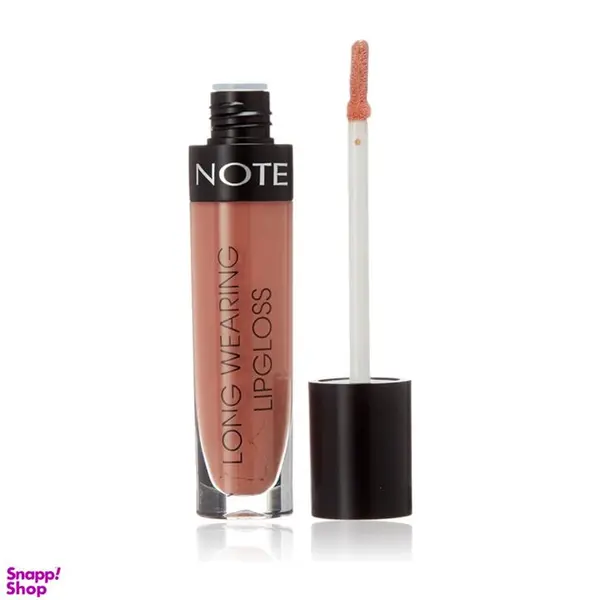 ‫رژ لب مایع بادوام مدل Long Wearing Lipgloss نوت  04 -بژ نارنجی - 2