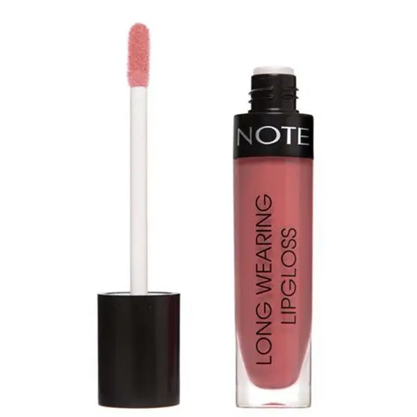 ‫رژ لب مایع بادوام مدل Long Wearing Lipgloss نوت  04 -بژ نارنجی - 3