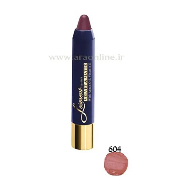 رژلب مدادی مات لوسمنت حاوی روغن آرگان مدل Matt شماره L604 - 4