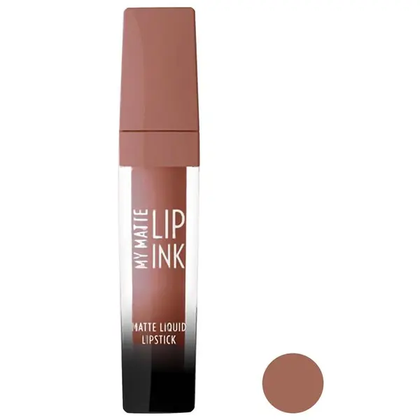 رژ لب مایع مات گلدن رز مدل My Matt Lip Ink - شماره 07 - 2