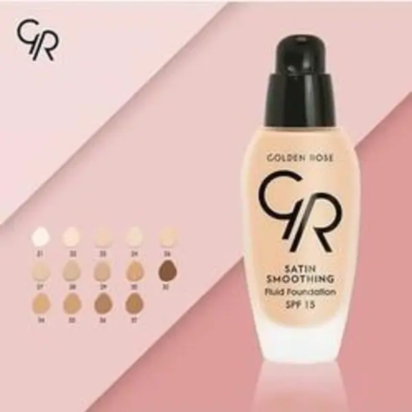 کرم پودر گلدن رز مدل Satin شماره 23 با حجم 34 میلی لیتر و SPF 15 گلدن رز Golden Rose - 6