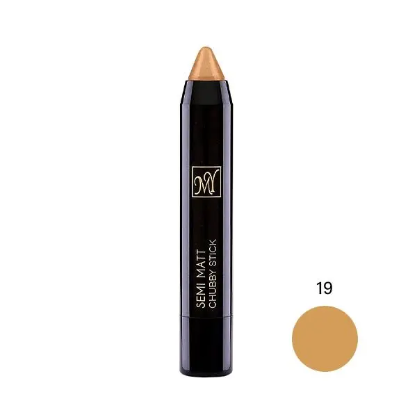 رژ لب مدادی چابی مای شماره ۱۹ مدل SEMI MATT سری Black Diomond - 6