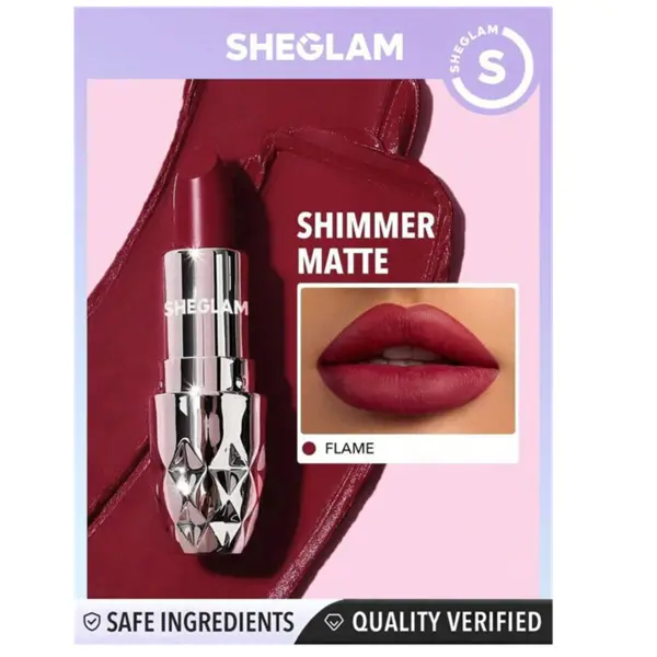 رژ لب مخملی استارلایت شیگلم sheglam رنگ Flame - 2