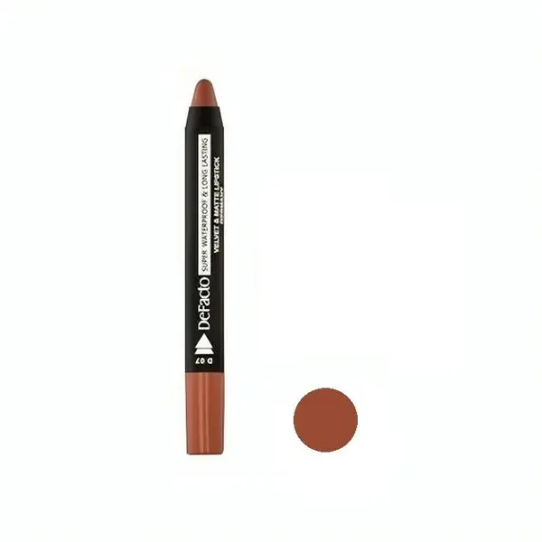 رژ لب مدادی مدل Super Waterproof دیفکتو D07 - 2