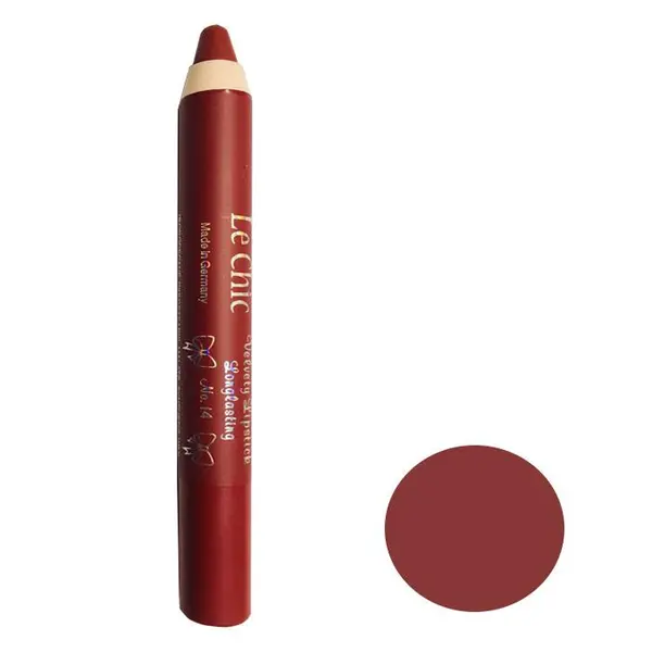 رژ لب مدادی لچیک مدل velvet شماره 14 - 2