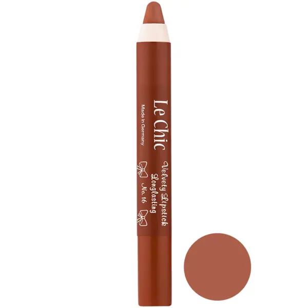 رژ لب مدادی لچیک مدل velvet شماره 16