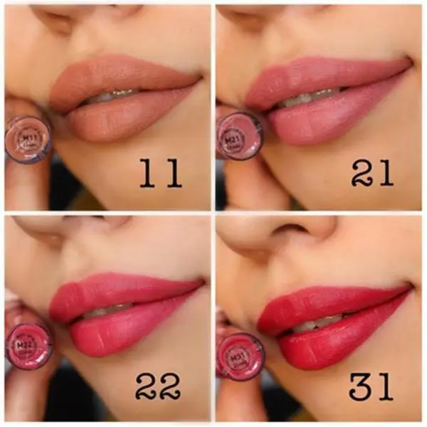 رژ لب جامد شون سری Velvet Semi Matt شماره M21 - 3