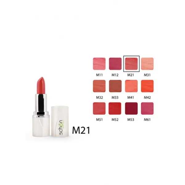 رژ لب جامد شون سری Velvet Semi Matt شماره M21 - 5