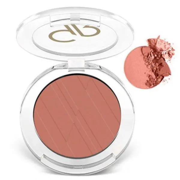 رژ گونه پودری مات گلدن رز شماره 08 Golden Rose Powder Blush Soft & Silky - 6