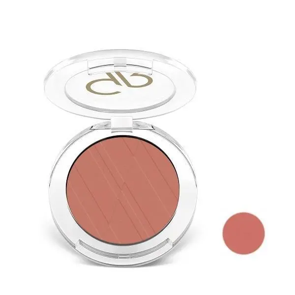 رژ گونه پودری مات گلدن رز شماره 08 Golden Rose Powder Blush Soft & Silky - 2