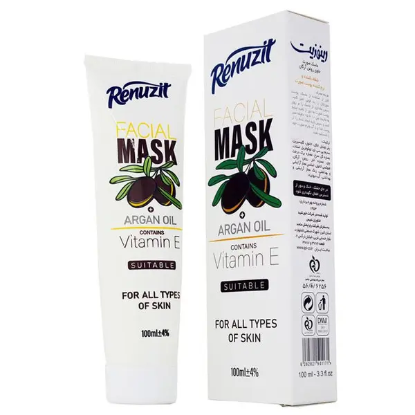 ماسک صورت حاوی روغن آرگان رینوزیت 100 میلی لیتر - 4