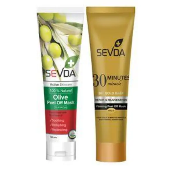 ماسک صورت سودا مدل ذغال یخ و زیتون حجم 100 میلی لیتر مجموعه 2 عددی - 3