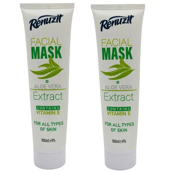 ماسک صورت رینوزیت مدل آلوئه ورا حجم 100 میلی لیتر مجموعه 2 عددی - 2