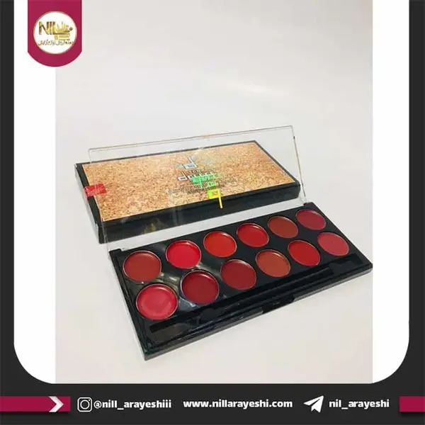 پالت رژ لب 12 رنگ دوسه (DOUCCE 12 Colors Palette) - 4