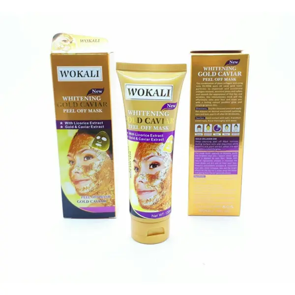 ماسک صورت وکالی مدل طلا و خاویار حجم 130 میلی لیتر - 5