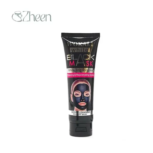 ماسک زغالی وکالی 130 میلی لیتر wokali white black mask - 5
