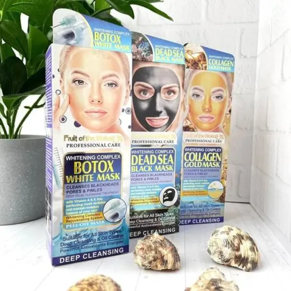 ماسک زغالی وکالی 130 میلی لیتر wokali white black mask - 3