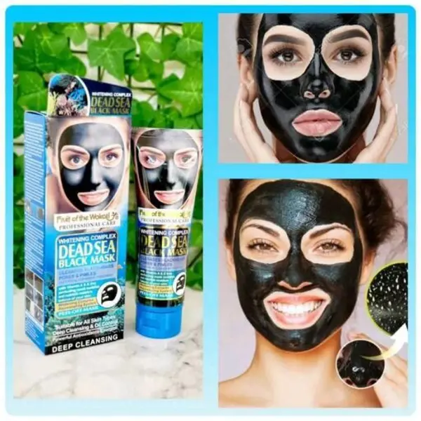 ماسک زغالی وکالی 130 میلی لیتر wokali white black mask - 2
