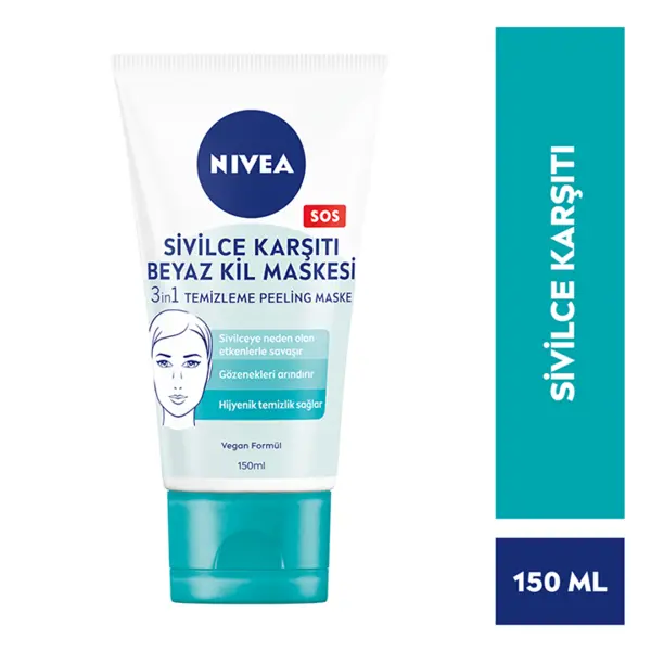 ماسک سه کاره صورت نیوآ ( تمیز کننده ) حجم 150 میل (NIVEA) - 3