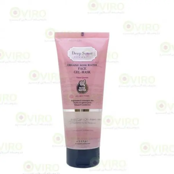 ژل ماسک مرطوب کننده پوست صورت گلاب دیپ سنس حجم 225 میلی لیتر - 4