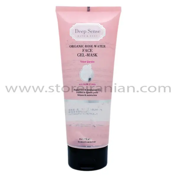 ژل ماسک مرطوب کننده پوست صورت گلاب دیپ سنس حجم 225 میلی لیتر - 6