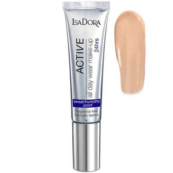 کرم پودر 24 ساعته Active حجم 35میل ایزادورا (35 ml)(12)(67560) - 4