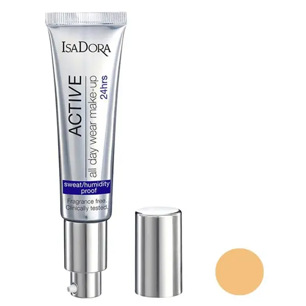 کرم پودر 24 ساعته Active حجم 35میل ایزادورا (35 ml)(12)(67560) - 2