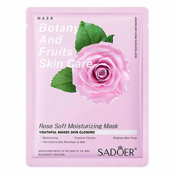 ماسک ورقه ای صورت سادور حاوی عصاره گل رز وزن 25 گرمی - 2