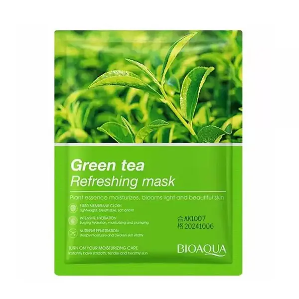 ماسک صورت ورقه ای چای سبز 25 گرم BIOAQUA کد 91270 - 2
