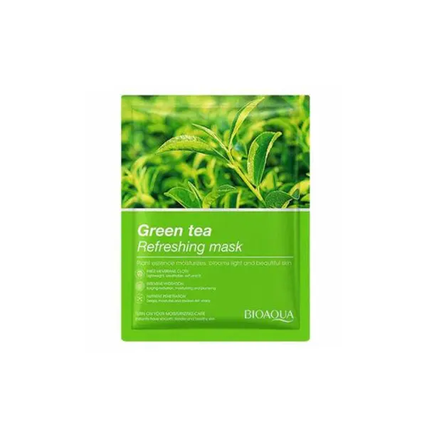 ماسک صورت ورقه ای چای سبز 25 گرم BIOAQUA کد 91270 - 6