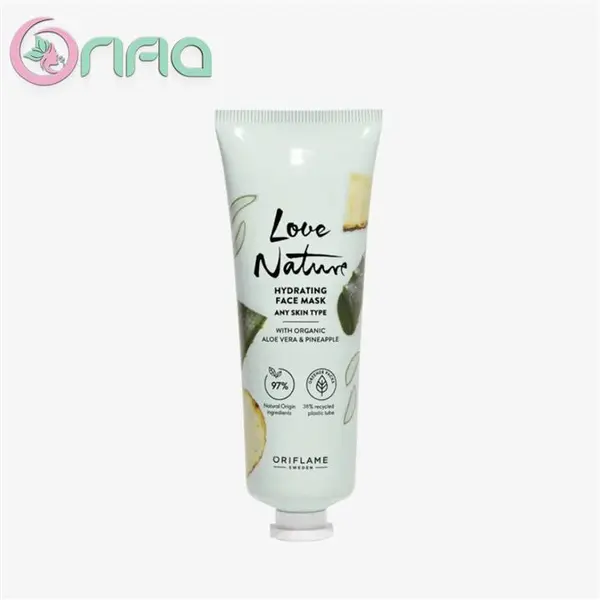 ماسک آبرسان صورت آلوئه ورا و آناناس لاونیچر اوریفلیم 46072 - 2