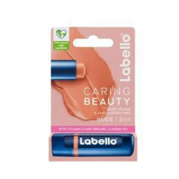 بالم لب مراقبت از پوست و آرایشی لابلو دوکاره نود 4.8 گرمی Labello Caring Beauty Nude - 3