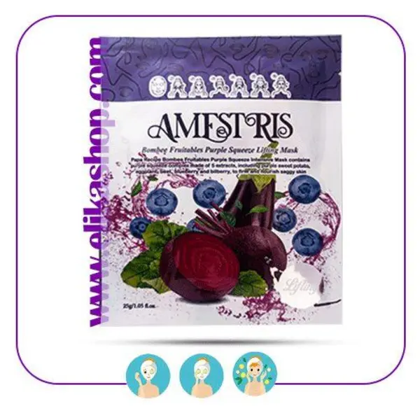 ماسک ورقه ای میوه های سبز آمستریس Amestris 25g - 2