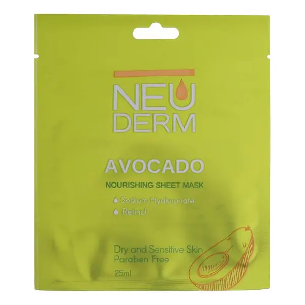 ماسک صورت نئودرم Avocado حجم 25 میل - 2