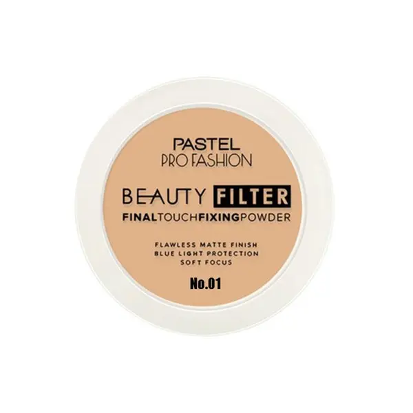 پودر تثبیت کننده آرایش پاستل مدل Beauty Filter شماره 01 - 2