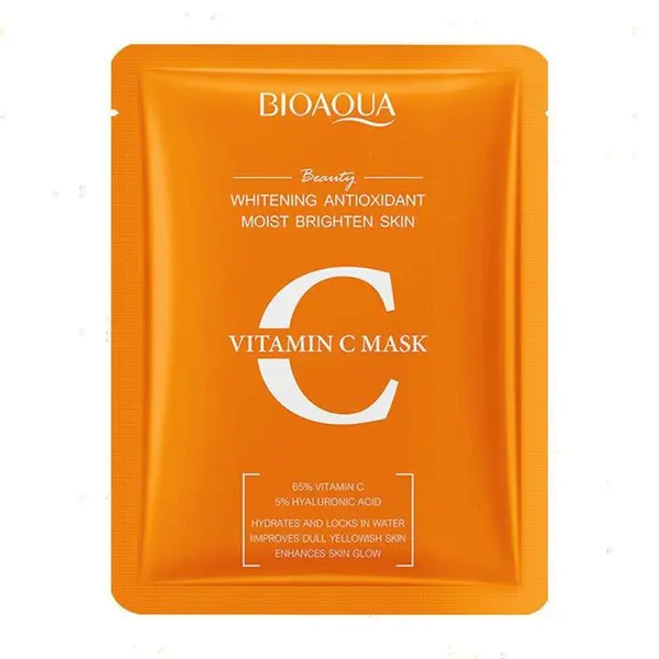 ماسک ورقه ای ویتامین سی و هیالورونیک اسید بیوآکوا BIOAQUA - 2