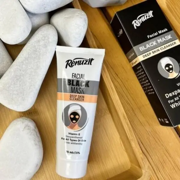 ماسک صورت رینوزیت مدل BLACK حجم 75 میلی لیتر - 6