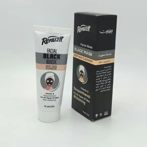ماسک صورت رینوزیت مدل BLACK حجم 75 میلی لیتر - 4