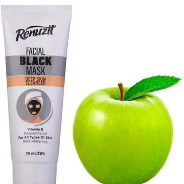 ماسک صورت رینوزیت مدل BLACK حجم 75 میلی لیتر - 5