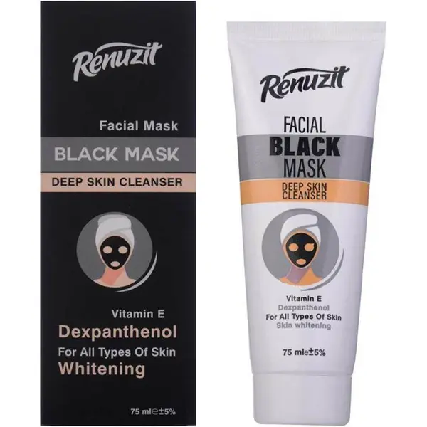 ماسک صورت رینوزیت مدل BLACK حجم 75 میلی لیتر - 3