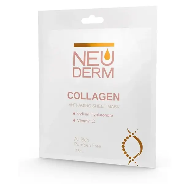 ماسک صورت نئودرم مدل collagen حجم 25 میلی لیتر - 4