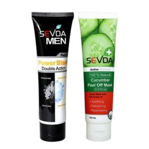 ماسک صورت سودا مدل Cucumber حجم 100میلی لیتر به همراه ماسک صورت سودا مدل Pawer Black - 3
