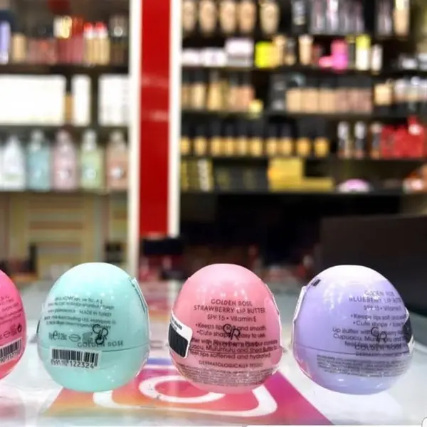 کره لب (بالم لب) حاوی ویتامین e و ضدآفتاب با spf 15 گلدن رز_ با رایحه بلوبری BLUEBERRY - 2