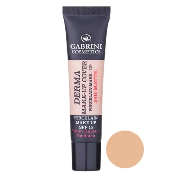 کرم پودر گابرینی Gabrini سری Derma SPF15 شماره 103 حجم 40 میل - 2