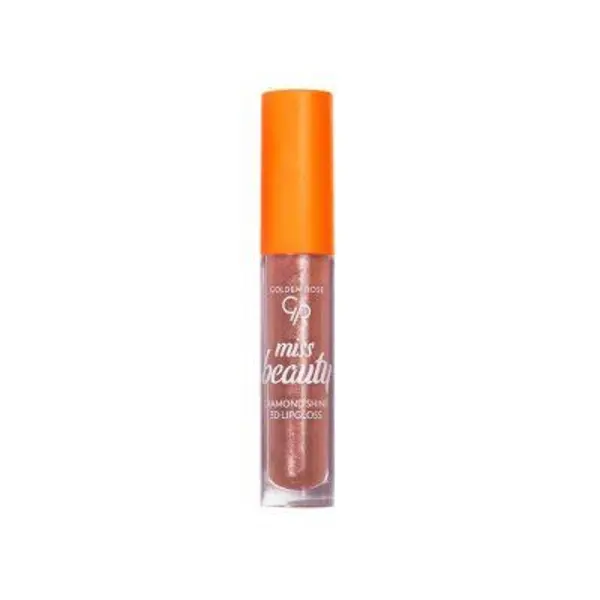 برق لب گلدن رز | Golden Rose مدل Miss Beauty Diamond Shine 3D رنگ 03 (Sunkissed) حجم 6 میل - 3