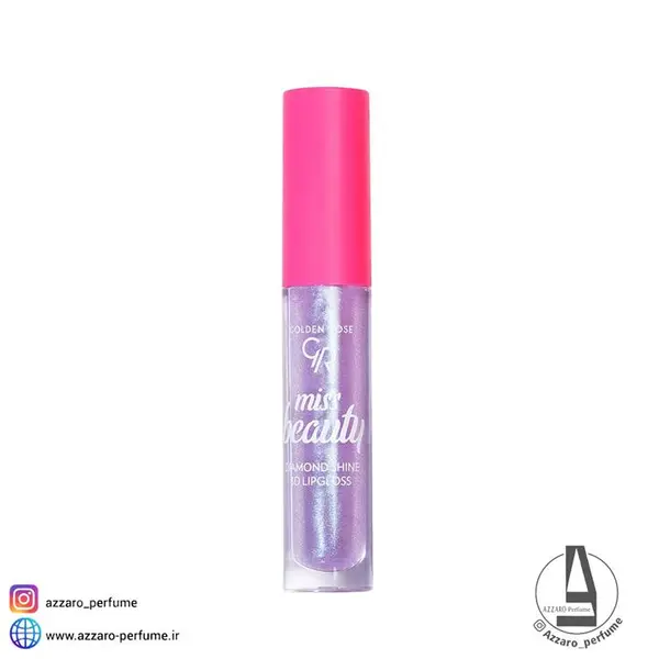 برق لب گلدن رز | Golden Rose مدل Miss Beauty Diamond Shine 3D رنگ 02 (Mystic) حجم 6 میل - 5